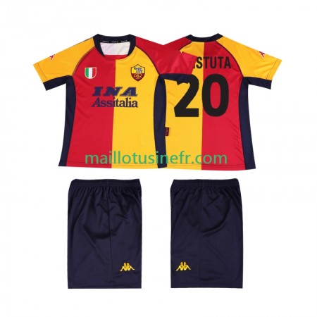 Maillot de Foot AS Roma Batistuta 20 2000 2001 Domicile Retro - Enfant Maillot de Foot AS Roma Batistuta 20 2000 2001 Domicile Retro - Enfant